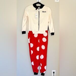 BNWT Disney Cream and Red Polka Dot Kids Pajamas